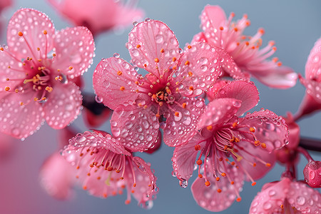 樱花的美丽细节背景图片