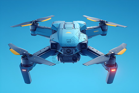 无人机飞行器新时代的无人机插画