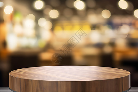 木质的圆盘木质圆桌高清图片