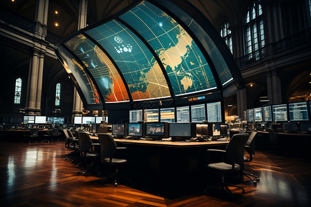 股票交易中心高清图片