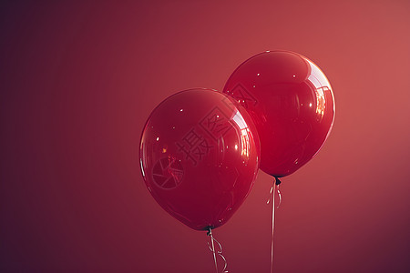 漂浮亮色装饰飘浮的气球背景