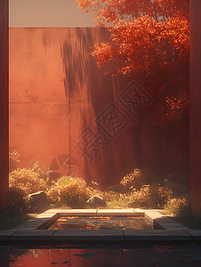 红树庭园背景图片
