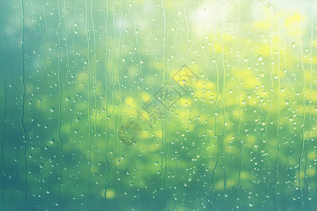 玻璃上的雨珠玻璃上的水滴插画