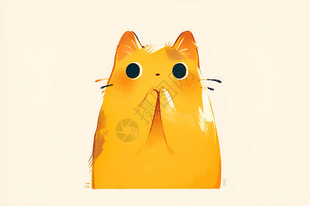 橘色猫咪背景图片