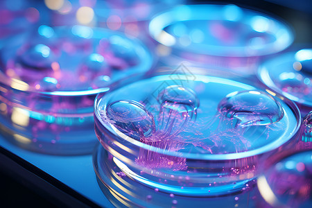 球形细菌细菌繁殖在培养皿中设计图片