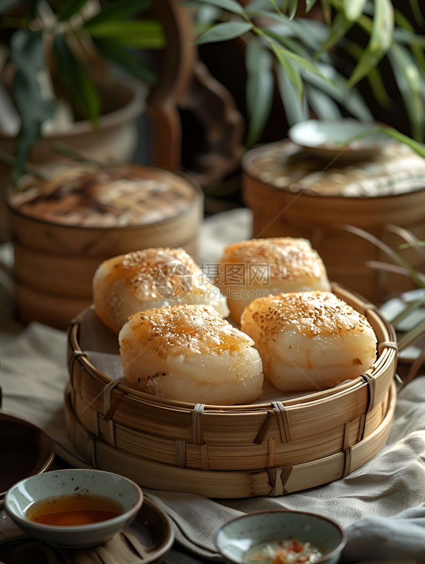 美味的食物粽子图片