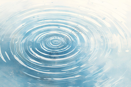 水面的涟漪圆形波纹高清图片