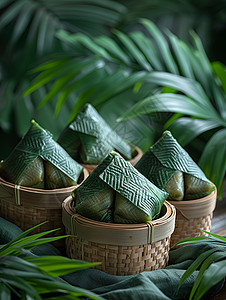 传统粽子背景图片