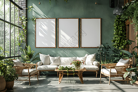 海星植物装饰家居中的植物设计图片