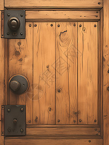 大门设计木门设计的细节插画
