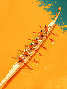 划龙舟比赛的人物背景图片