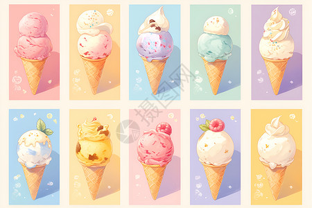 冰淇淋的世界高清图片