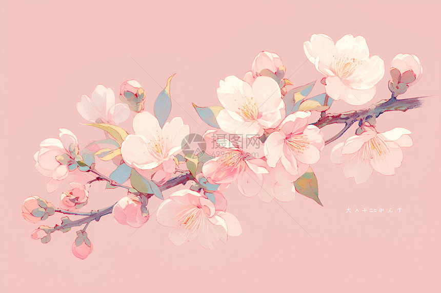漂亮美丽的桃花图片