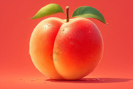 甜蜜的桃子美味桃子高清图片