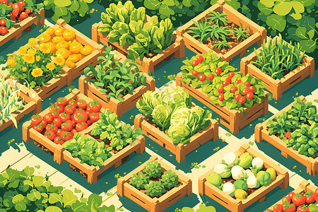 番茄仔美味的蔬菜插画