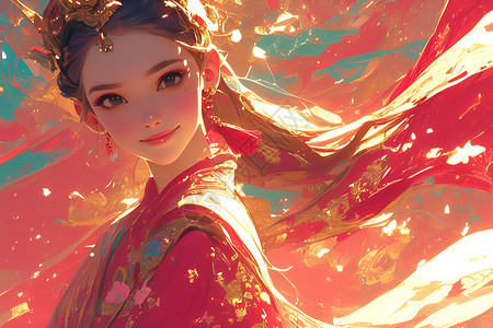 中国古风仙女背景图片