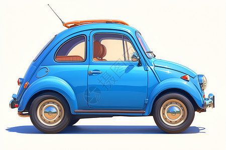 蓝色的玩具车背景图片