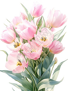 粉色的鲜花背景图片