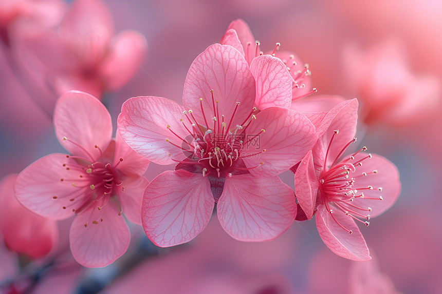 樱花绽放柔美如梦图片