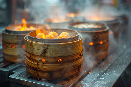 酒席的食物背景图片