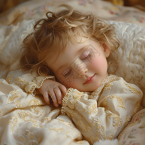 拿包包的女孩睡觉的小宝宝背景