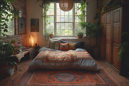 乡村设计乡村风格的卧室装修设计图片