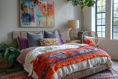 美式乡村风格的卧室设计图片