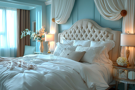 奢华家具奢华的卧室设计图片