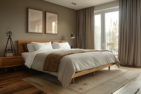 温馨的卧室室内环境现代风格卧室设计图片