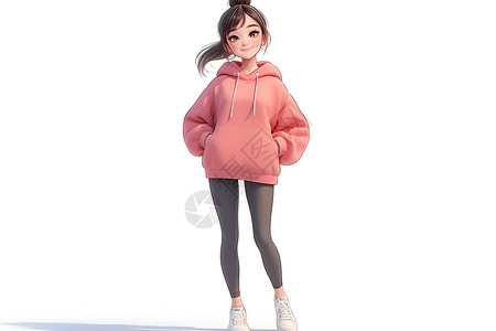 登场背景青春少女炫酷登场插画