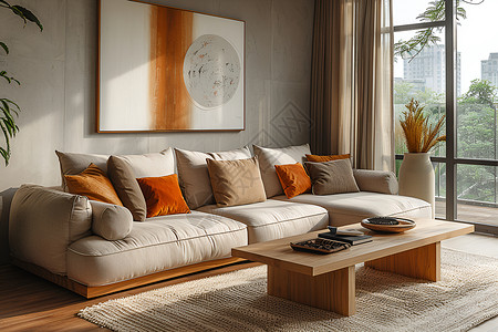 沙发温馨现代简约风格客厅设计设计图片