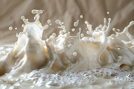 飞溅的乳制品牛奶背景图片