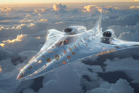 动力单元未来的氢动力飞机设计图片