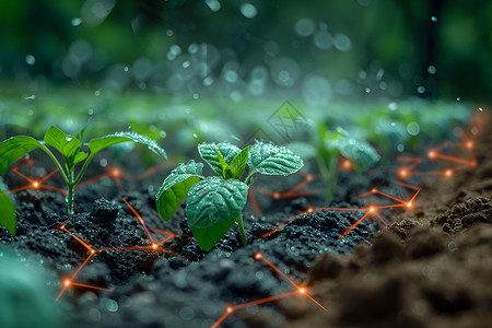 泥土植物未来的农业系统设计图片