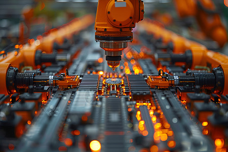 饼干生产线工厂的自动化设备设计图片