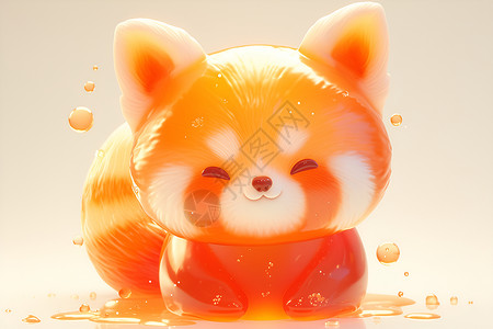 熊猫icon可爱的小浣熊插画