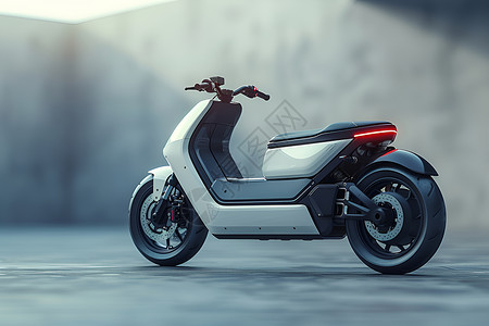 摩托车展示厅未来交通智能电动滑板车设计图片