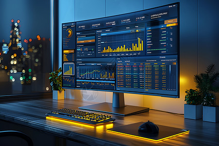 金融界面线上虚拟交易平台设计图片