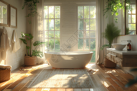 现代简约浴室高清图片