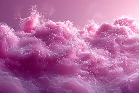 粉色的云朵背景图片