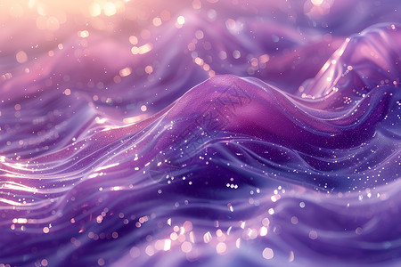 紫色的动感波浪背景图片