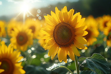 太阳花美景艺术鲜花装饰高清图片