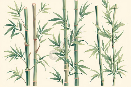 迷人的竹子背景图片