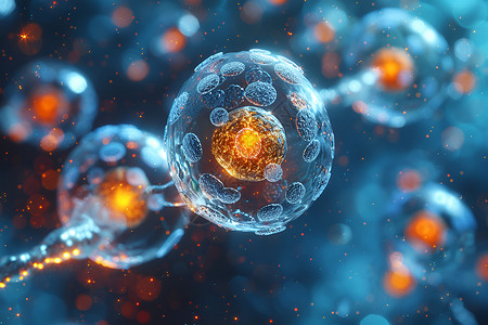 微距的细胞胚胎平衡高清图片