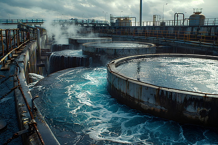 废水池废水处理设备背景