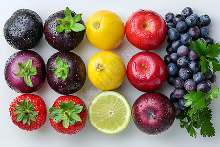 水果和蔬菜摄影背景图片