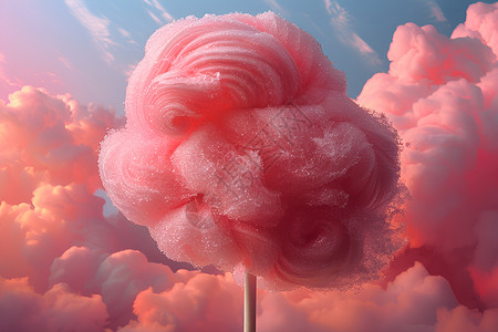 棉花糖素材棉花糖天空中的棉花糖背景