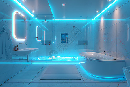 梳妆未来感的浴室设计图片