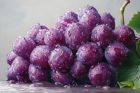 紫色的水果背景图片