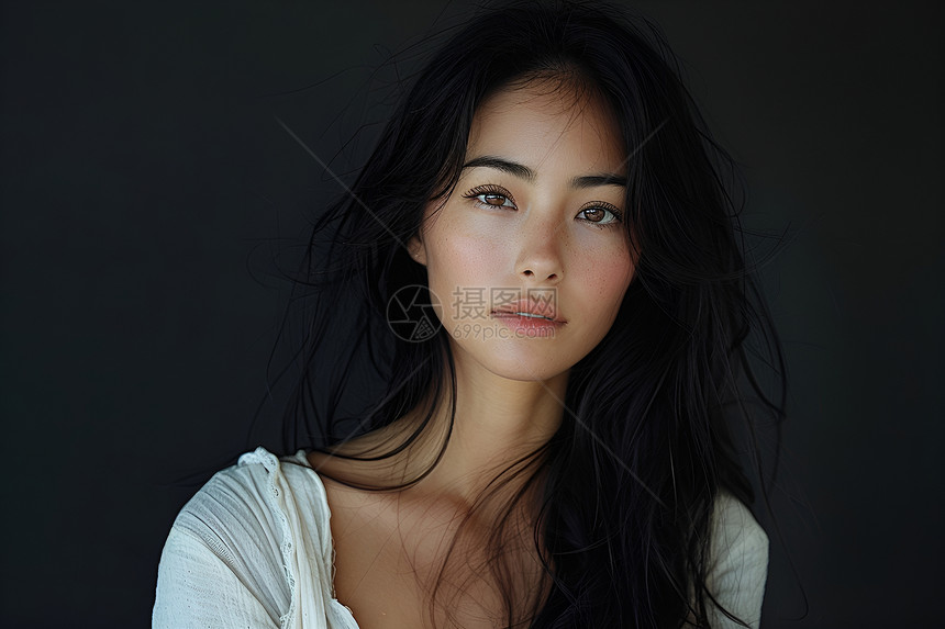 优雅的亚洲女人图片